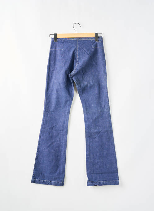 Jeans coupe droite bleu SCHOOL RAG pour femme