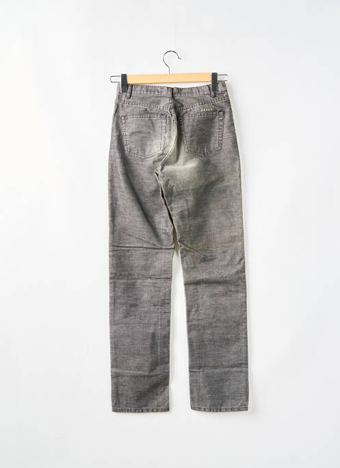 Jeans coupe droite gris SCHOOL RAG pour femme