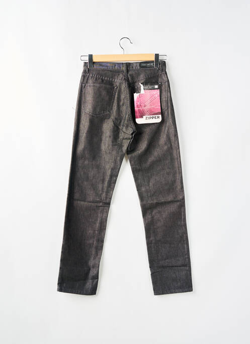 Jeans coupe slim noir TEDDY SMITH femme