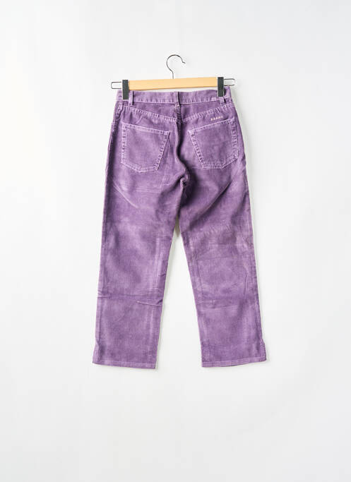 Pantalon 7/8 violet SCHOOL RAG pour femme