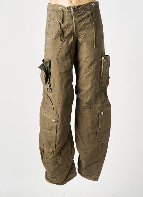 Pantalon cargo vert FREEMAN T.PORTER pour femme