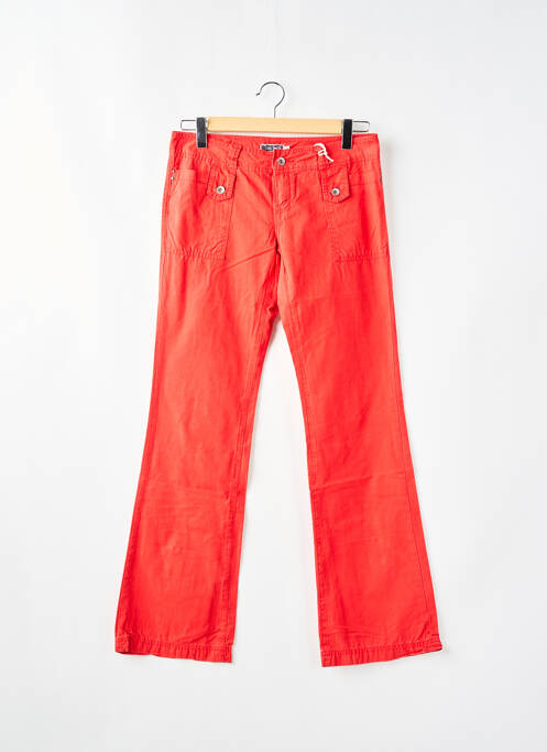 Pantalon droit rouge TEDDY SMITH pour femme