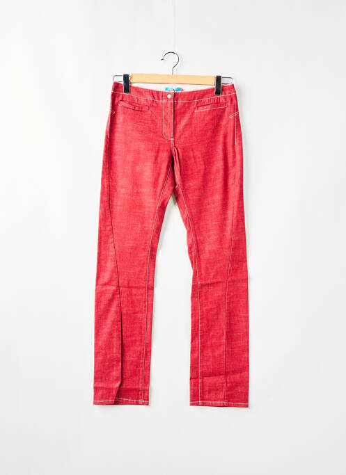 Pantalon slim rouge TEDDY SMITH pour femme