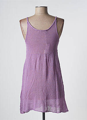 Robe de plage fermeture liens à nouer violet KILL DEAL femme