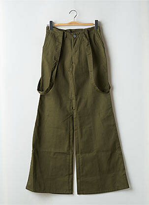 Pantalon flare taille basse taille basse vert LA BRIGADA INTERNACIONAL femme