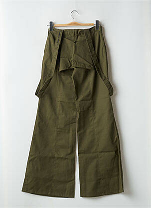 Pantalon flare taille basse taille basse vert LA BRIGADA INTERNACIONAL femme