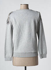 Sweat-shirt gris SCHOOL RAG pour femme seconde vue