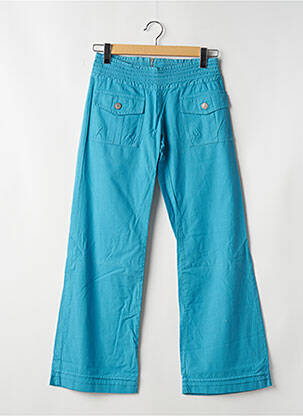 Pantalon flare taille basse taille basse bleu BSA femme