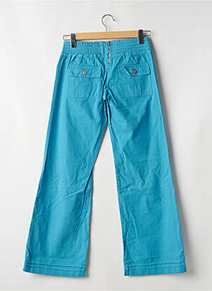 Pantalon flare taille basse taille basse bleu BSA femme