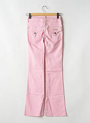 Pantalon flare stretch taille basse rose CIMARRON femme