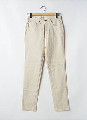 Pantalon slim poches taille haute beige CIMARRON femme