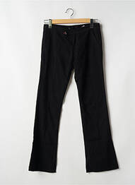 Pantalon flare taille basse taille basse noir CIMARRON femme