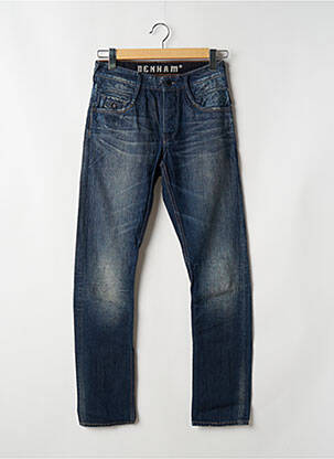 Jeans coupe slim fermeture boutonnée sur le devant taille normale bleu DENHAM homme
