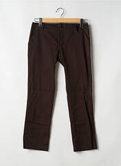 Pantalon 7/8 marron SPIRIT OF GANG pour femme seconde vue