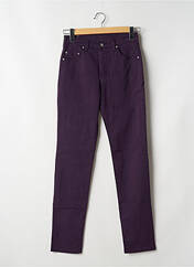 Pantalon slim violet CIMARRON pour femme seconde vue