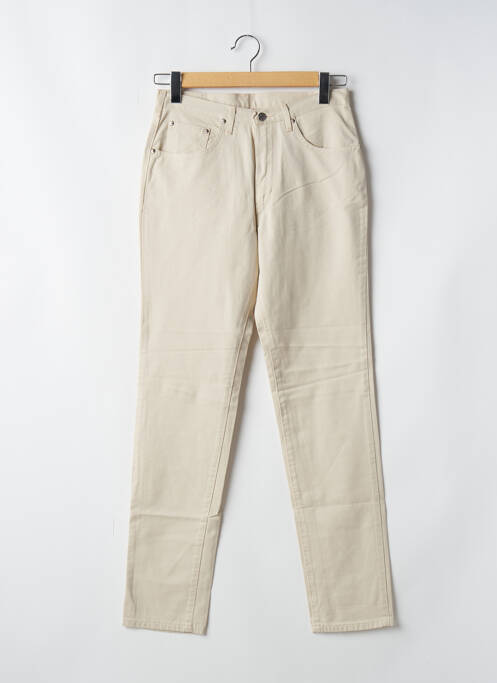Pantalon slim poches taille haute beige CIMARRON femme