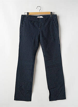 Pantalon chino tissage popeline taille normale bleu FORNARINA femme