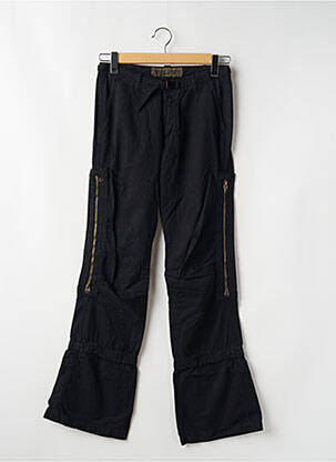 Pantalon cargo coupe droite taille normale noir FREEMAN T.PORTER femme