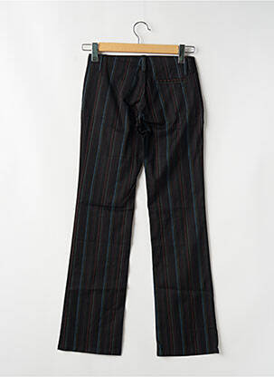 Pantalon chino tissage popeline taille normale noir FREEMAN T.PORTER femme