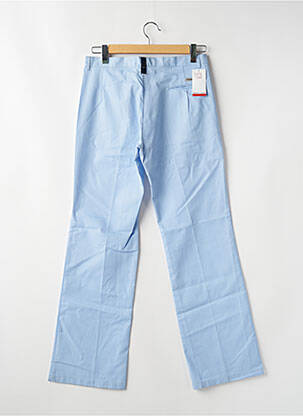 Pantalon chino tissage popeline taille normale bleu FREEMAN T.PORTER femme