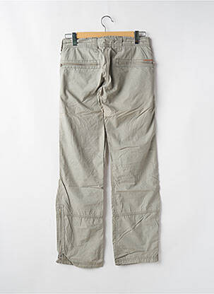 Pantalon droit tissage popeline taille normale gris FREEMAN T.PORTER femme