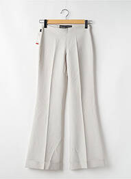 Pantalon droit tissage crêpe taille normale gris FREEMAN T.PORTER femme