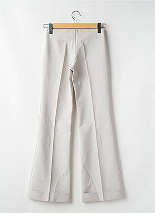 Pantalon droit fermeture zippée sous rabat boutonné taille normale gris FREEMAN T.PORTER femme
