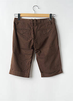 Bermuda tissage popeline taille normale marron FREEMAN T.PORTER femme