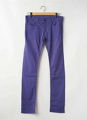 Jeans coupe slim tissage brut taille normale violet HELLS BELLS femme