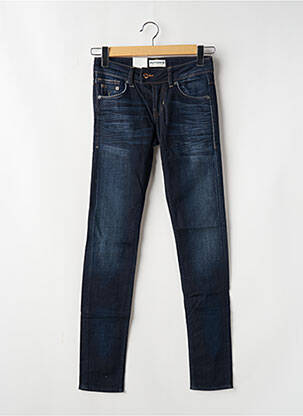 Jeans coupe slim tissage brut taille normale bleu KUYICHI femme