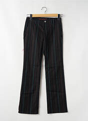 Pantalon chino noir FREEMAN T.PORTER pour femme seconde vue