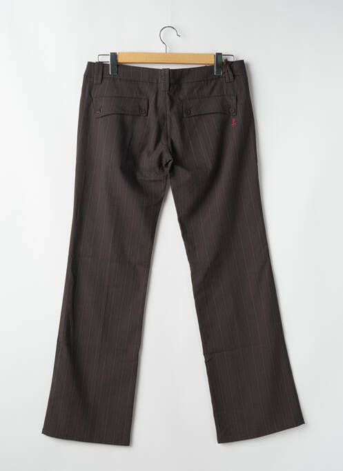 Pantalon chino marron FREEMAN T.PORTER pour femme