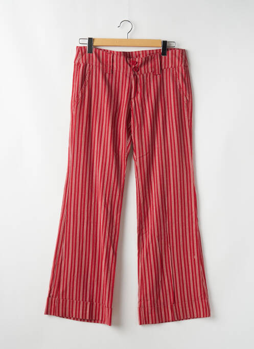 Pantalon droit rouge FREEMAN T.PORTER pour femme