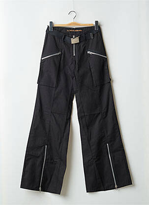 Pantalon flare coupe évasée noir LA BRIGADA INTERNACIONAL femme