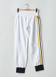 Jogging resserrée sur le bas blanc JEANS femme
