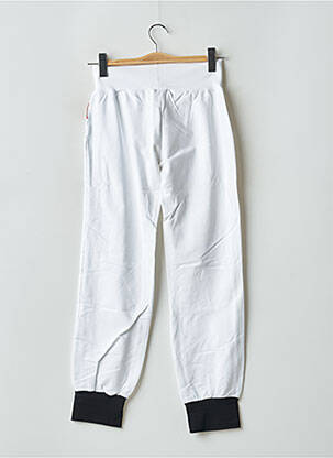 Jogging resserrée sur le bas blanc JEANS femme