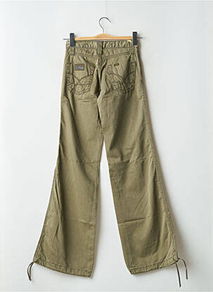 Pantalon flare coupe évasée vert LOIS femme