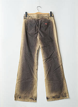 Pantalon flare fermeture zippée sous rabat boutonné gris MISS SIXTY femme