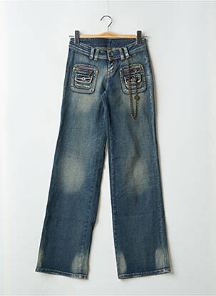 Jeans coupe droite poches bleu LOIS femme