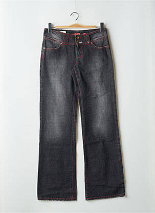 Jeans coupe droite poches gris MAGGIE femme