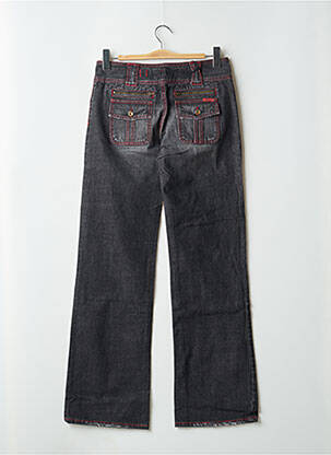 Jeans coupe droite poches gris MAGGIE femme