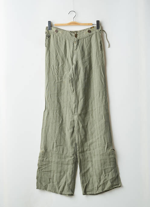 Pantalon flare vert LOIS pour femme