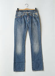 Jeans coupe droite taille basse taille basse bleu REPLAY femme