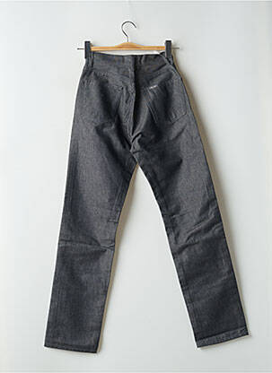 Jeans coupe droite fermeture boutonnée sur le devant taille haute bleu RWD homme