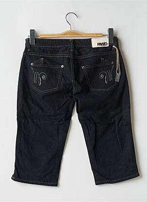Corsaire tissage denim taille basse noir RWD femme