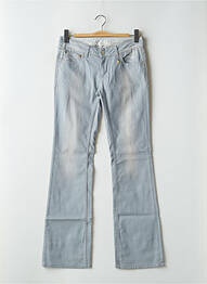 Jeans bootcut stretch taille basse bleu SCHOOL RAG femme