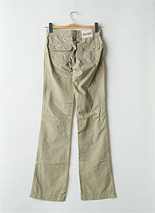 Pantalon flare taille basse taille basse vert SCHOOL RAG femme