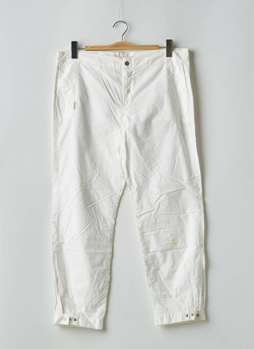 Pantalon 7/8 tissage popeline taille normale blanc SCHOOL RAG femme