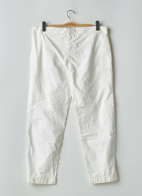 Pantalon 7/8 tissage popeline taille normale blanc SCHOOL RAG femme