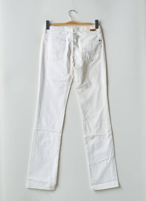 Jeans coupe droite blanc RWD pour femme